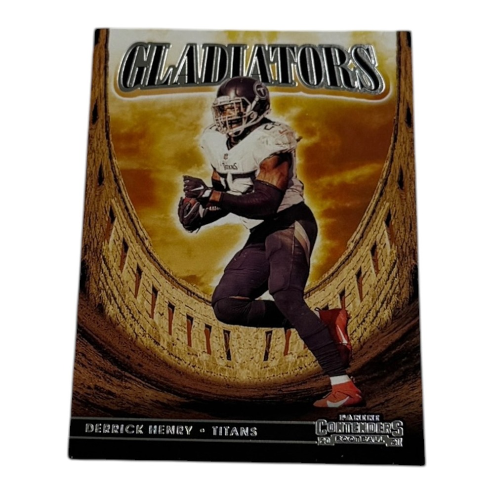 2021 Panini Contenders Gladiators Derrick Henry Tennessee Titans GLD-DHE NFL